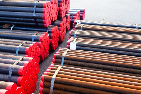 Galvanised steel pipes